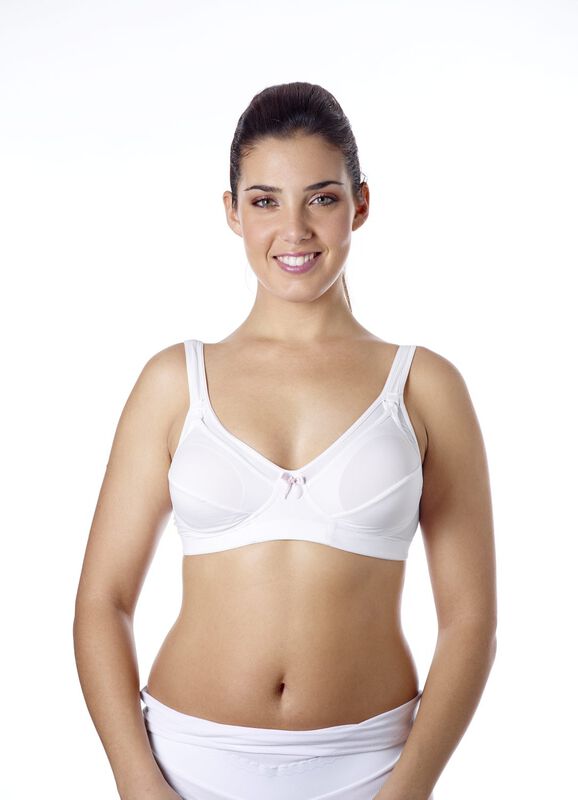 Microfibre Nursing Bra (White) image number 2